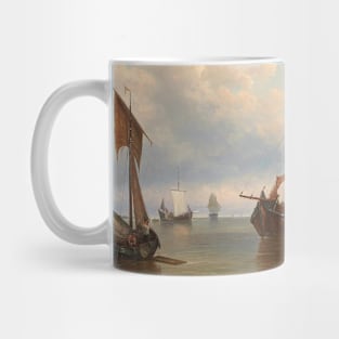 Sailboats in the Harbour Mug